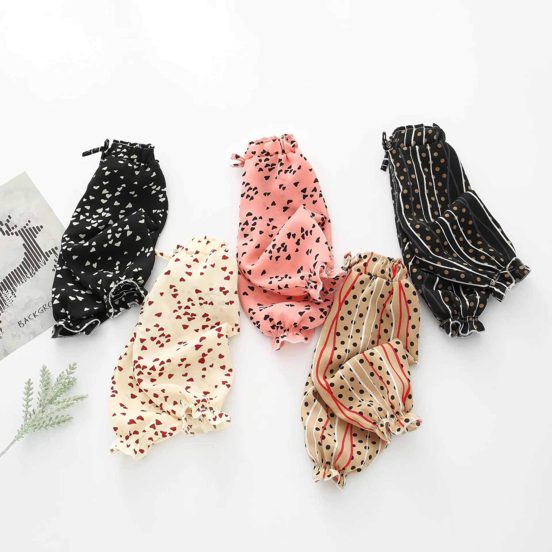 

Girls Pants Calf-length Printing Anti-mosquito 2019 Summer