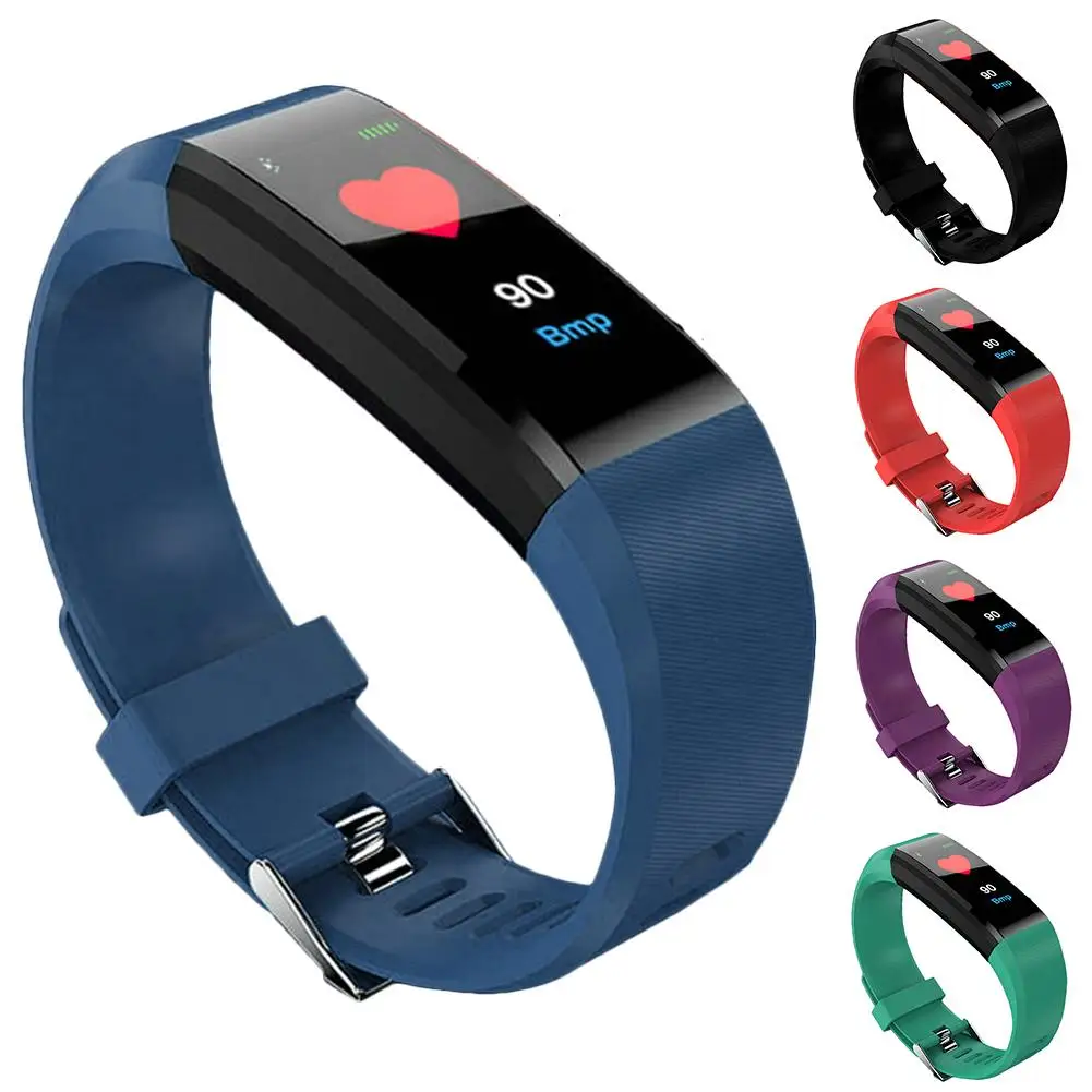 

HOT ID115 PLUS Color Screen Smart Bracelet Sports Pedometer Watch Tracker Heart Rate Pedometer Smart Band Sports Pedometer