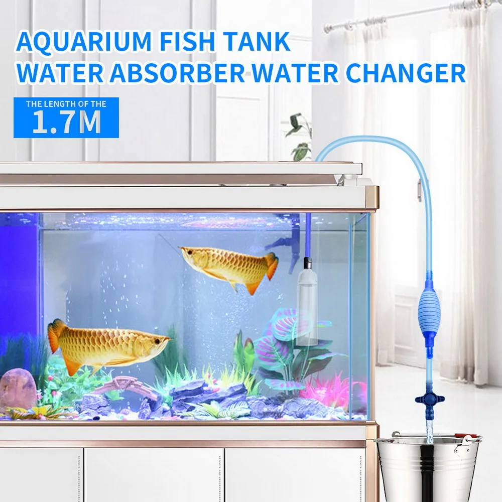 

Fish Tank Washing Sand Changing Water Semi-automatic Filter Aquario Aquarium Cleaner Aquarium Gravel Vacuum Cleaner Tool Siphon