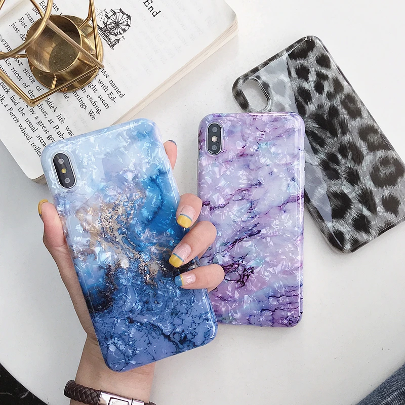 Модный милый жесткий чехол из поликарбоната для iPhone 7 7Plus 6 6S 6Plus мягкий ТПУ