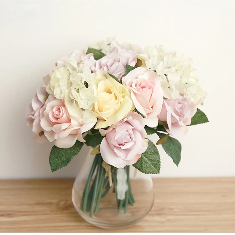 Artificial Rose Bouquet Home Decoration Artificial Flowers Wedding