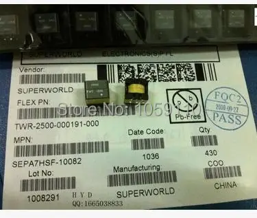 

Audio isolation transformer SEPA7HSF-10082 1250UH SMD-6 4-pin lead