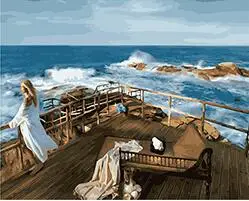 cioioil-T420 Galina Efimova Tver Russia DIY Acrylic Paint By Number Kit Oil Painting Wall Decor On Canvas landscape picture 60x75cm