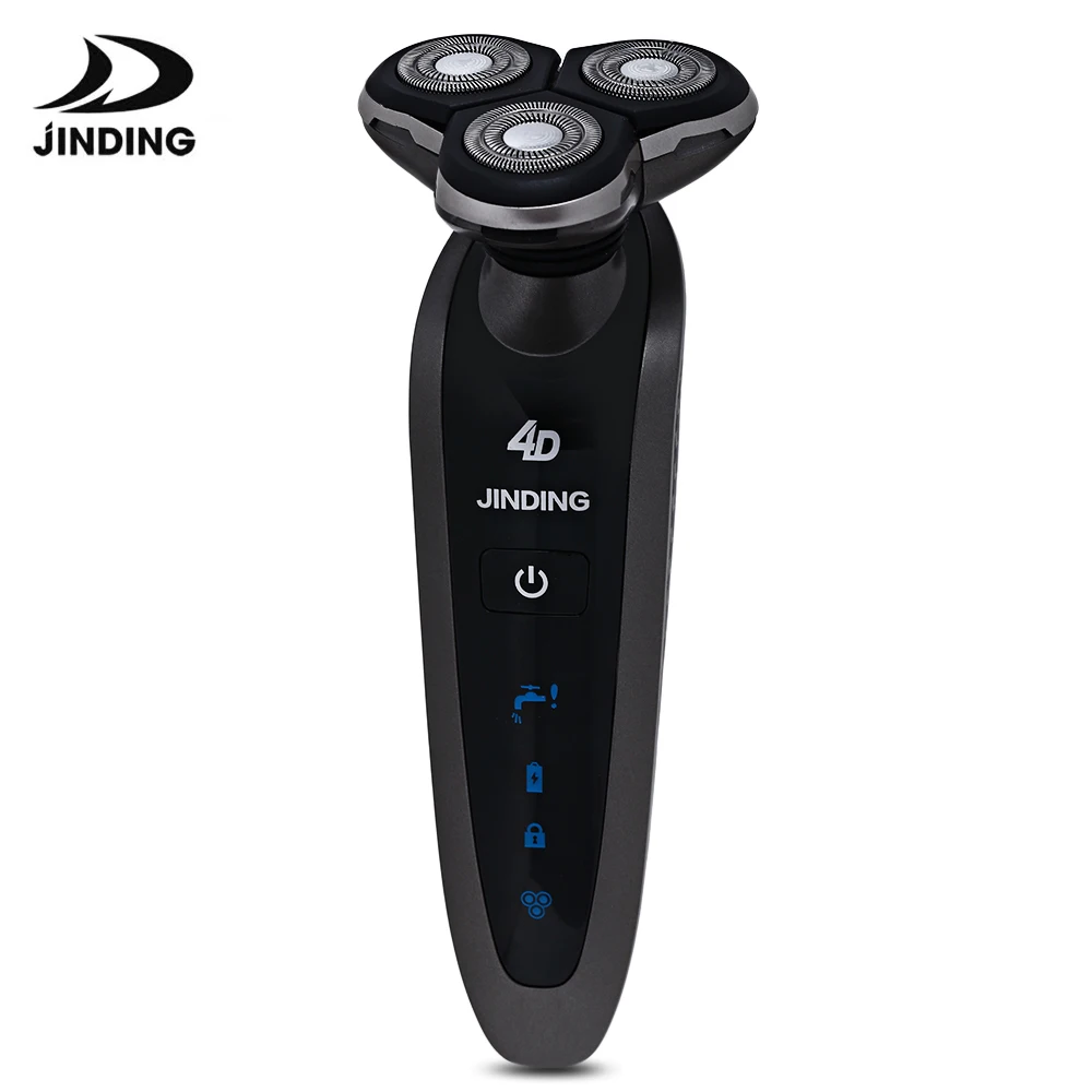 

JINDING portable Electric Shaver Razor for Men 4D Floating Head Three Blades Rechargeable wet/dry beard Trrimer shaving machine