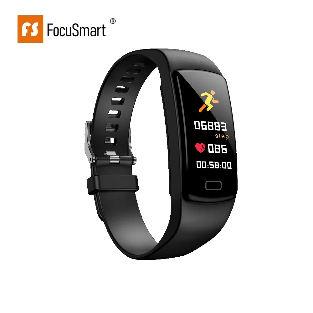 

FocuSmart Y9 Smart Fitness Bracelet Waterproof Fitness Tracker Heart Rate Blood Pressure Watch Activity Tracker PK Mi Band 3