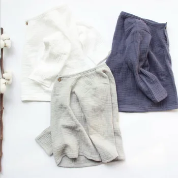 

DHL 50pcs Cotton Baby Boy Girl Summer T Shirts New Toddler Comfortable Tops Tee Children Clothing Kids Button 80-130CM Height