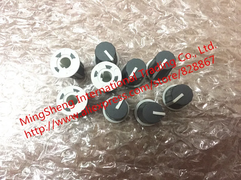 

Original new 100% DIM-700 mixer potentiometer knob cap half shaft cap 90 grey