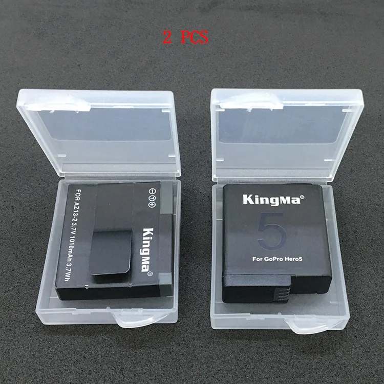 Gopro Battery Storage Case Transparent Clear Plastic Protective Camera Shell Box Cover for SJCAM XIAOYI | Электроника
