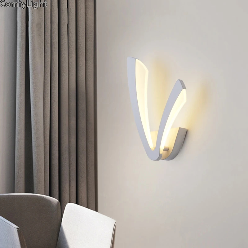 

modern led indoor wall lamps sconce light kids bedroom Nordic design fixture reading living room light loft decor fashion cafe