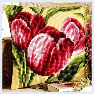

2016 CX0717 Tapestry pillow Crafts Cushion Cover Cross Stitch Printed Crewel Yarn Pillow Case Cross Stitch Kits for Embroidery