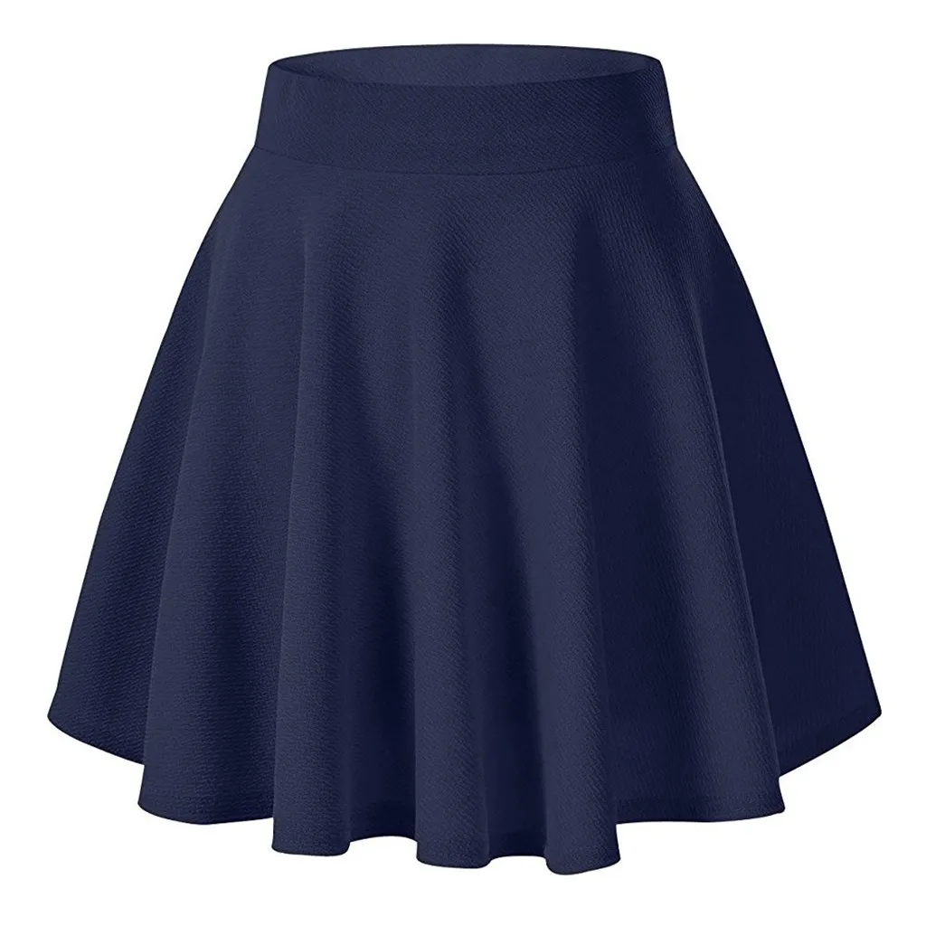 

Fashion New skirt tulle skirt skirts womens jupe femme faldas mujer moda 2019 Women's Solid Color Elastic Band Mini Skirt Z4