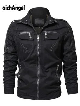 

New Casual Men's Jackets Spring Autumn Bomber Jackets Men's Coats Military Outerwear Man Cotton Bomber Army Jackets