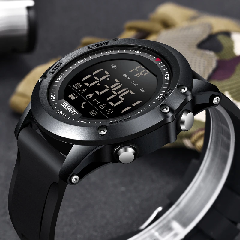 LIGE новые спортивные умные часы мужские Многофункциональные цифровые часы Bluetooth шагомер IP68 Водонепроницаемые умные электронные часы+ коробка