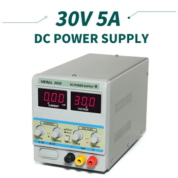 

YIHUA 305D Laboratory Power Supply Adjustable Digital Lithium Battery Charging 30V 5A DC Supply Power For Laptop Repair Rework