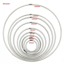 1 шт. DIY Металл Ловец снов круглый обруч кольцо для DIY ручной работы Плетение ремесла Ловец снов инструмент материал аксессуары 9 размеров