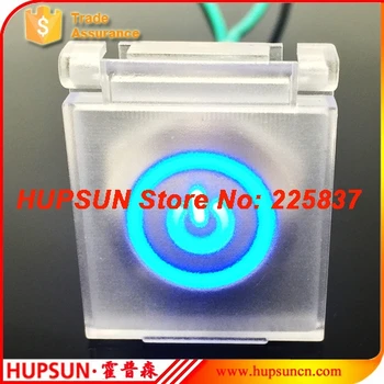 

10pc transparent 19mm openable push button switch protection cover to prevent misoperation