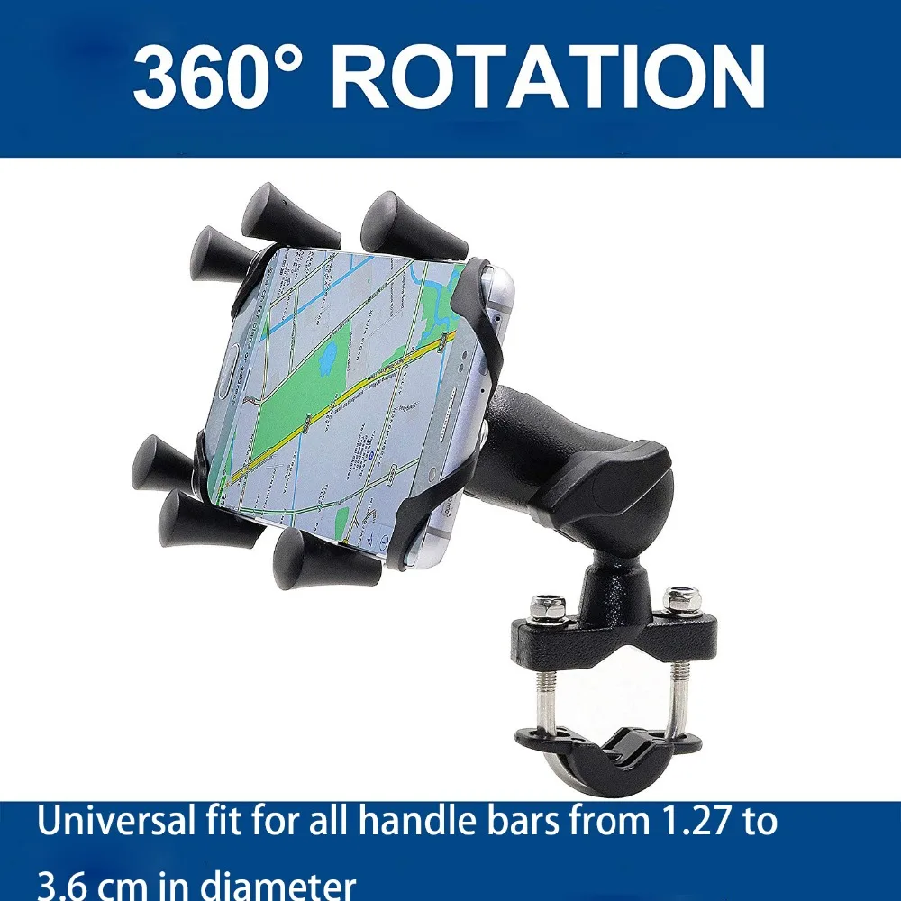 Мотоцикл держатель для телефона на руль 3,5-6,5 дюймов крепление сотового телефона держатель для Харли Электра Glide велосипед дорожный, king