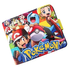 Pokemon Go тыкать центр Poke ball Пикачу Бумажник PU Короткие Кошелек