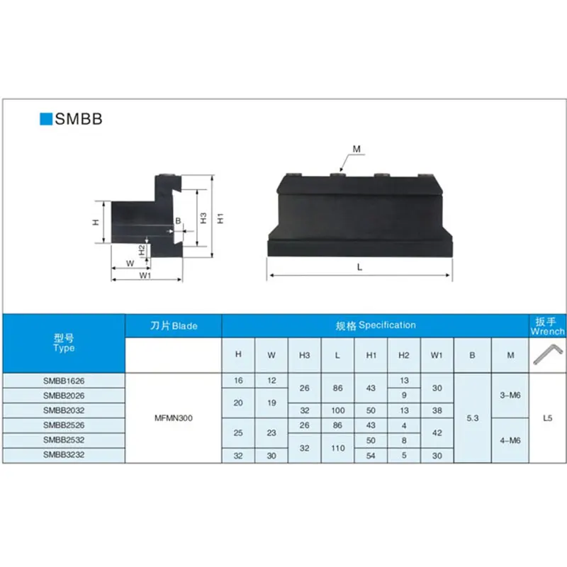 SMBB1626 SMBB2026 SMBB2032 SMBB2526 SMBB2532 машина для нарезания канавок в отрезной резец держатель SPB226 SPB326 SPB426 SPB232 SPB332 с отламываемым лезвием