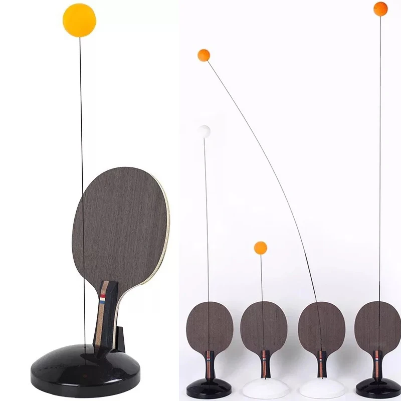 

Professional Table Tennis Trainer Holder Device Service Machine Elastic Soft Shaft Ball Without Table Sports Racket Kids Adult