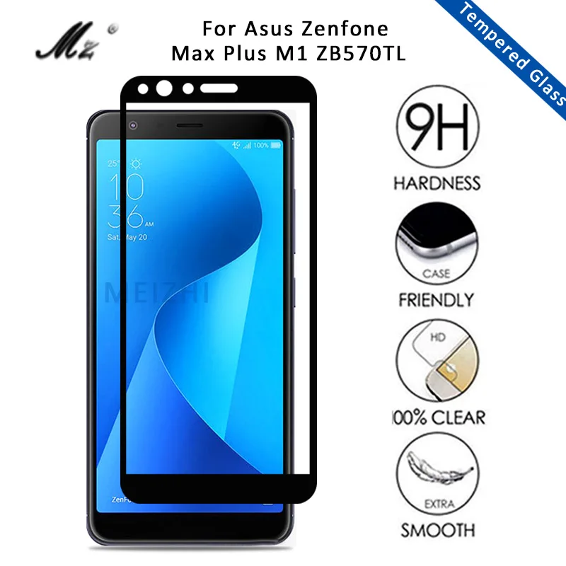 

Tempered Glass For Asus ZenFone Max Plus M1 Protective Glass For Asus ZenFone Max Plus ZB570TL Glass X018D Screen Protector Film
