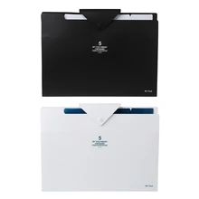 5 layer Expanding File Folder Organ Bag A4 Organizer Paper Hold Document Folder Document Folder fashion portable expanding file folder a4 paper folder for documents quality office document briefcase