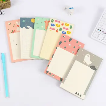 

1 x Cute cartoon Forest tale listing notebook post notes notes notepad stationery papeleria office school supplies kids gifts