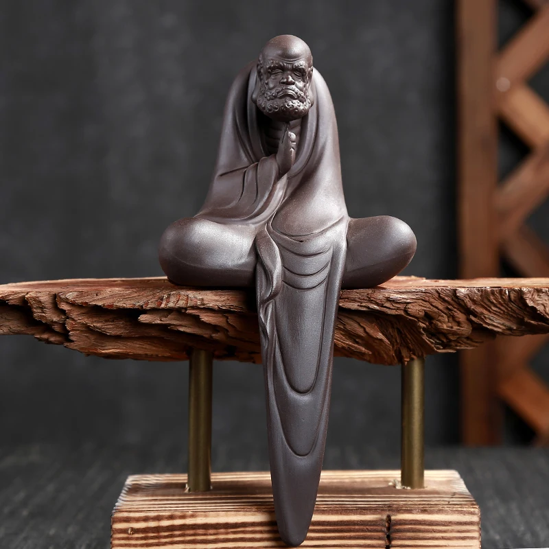 Zen Boutique Фиолетовый Глиняный чай на удачу для пожилых людей аксессуары исинского