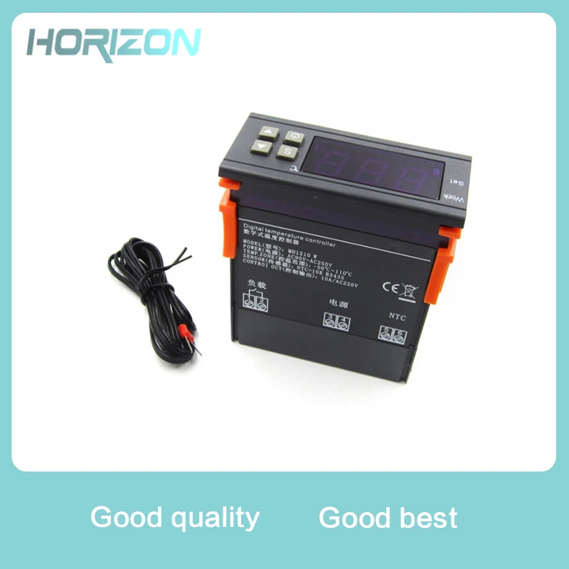

Digital Temperature Controller Thermocouple -50~110 Celsius Degree with Sensor 90~250V 10A