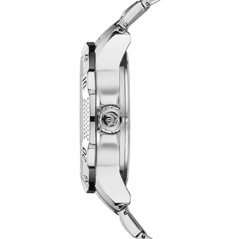 WEIDE Multifunction Men Sport Watch Solar Energy Date Quartz Digital Calendar Waterproof Stainless Steel Band  Wristwatch Clock 