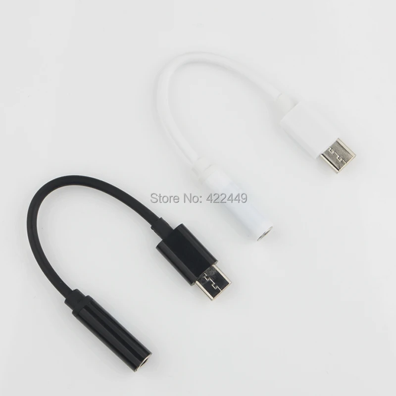 100 шт. type C до 3 5 мм адаптер для наушников usb 1 USB штекер AUX аудиоразъем типа мама samsung