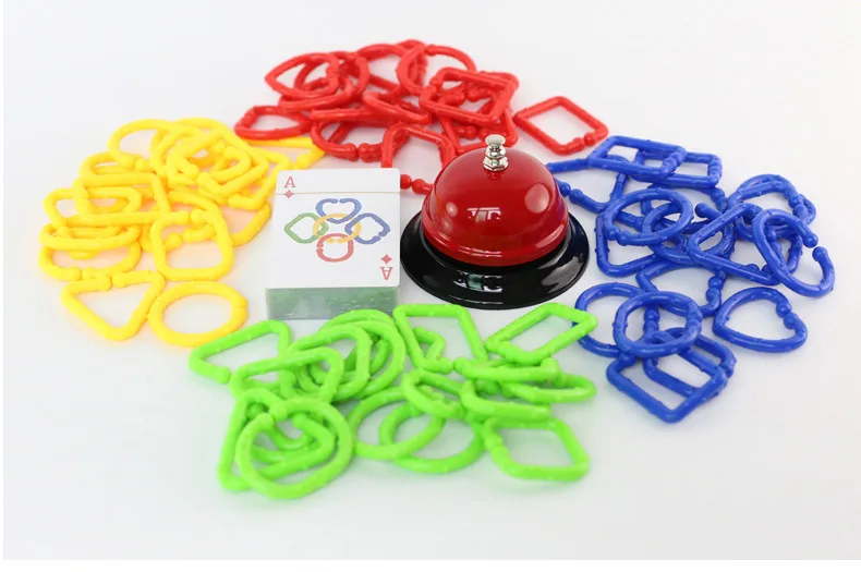 Ring game Color shapes cognition Parent-Child Interactive Party Game Brain Teaser board game Develop brain educational toys