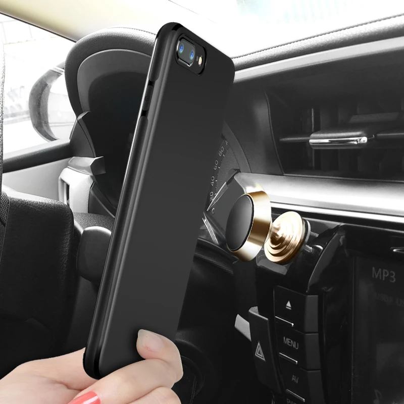 13 pro max case Magnetic Car Holder Silicone TPU Back Case For iPhone SE 2 13 12 11 Pro Max XR XS Max X 12 Mini with Metal Plate Free usb cable case iphone 13 pro max