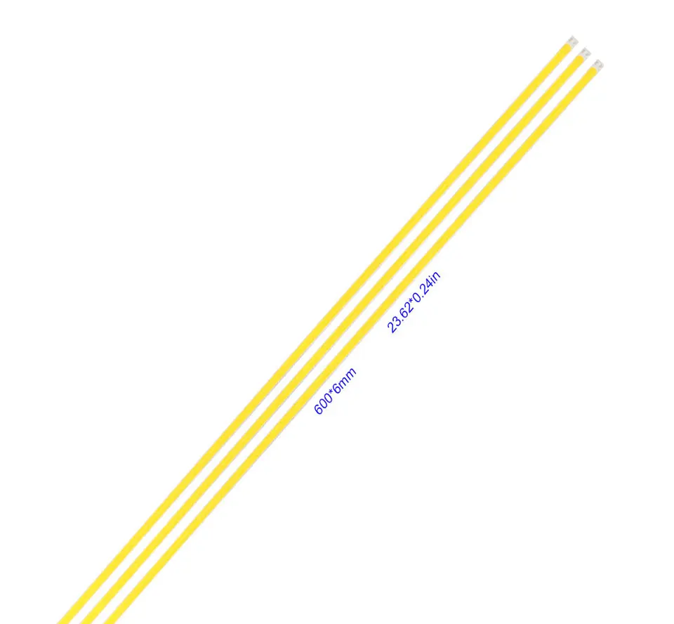 600x6mm LED Light Strip 60cm 12V 20W 3000K 6500K White Color COB LED Bar Lights for Car Lighting Bulb House Work Lamp DIY (1)