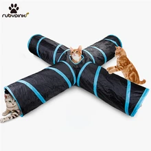 4 Holes House Foldable Pet Tunnel Cat Play Tent Nest Toys Kitten Cat Funny Toy Bulk Cat Toy Rabbit Play Tunnel With Ball For Cat 4 Holes House Foldable Pet Tunnel Cat Play Tent Nest Toys Kitten Cat Funny Toy Bulk Cat Toy Rabbit Play Tunnel With Ball For Cat