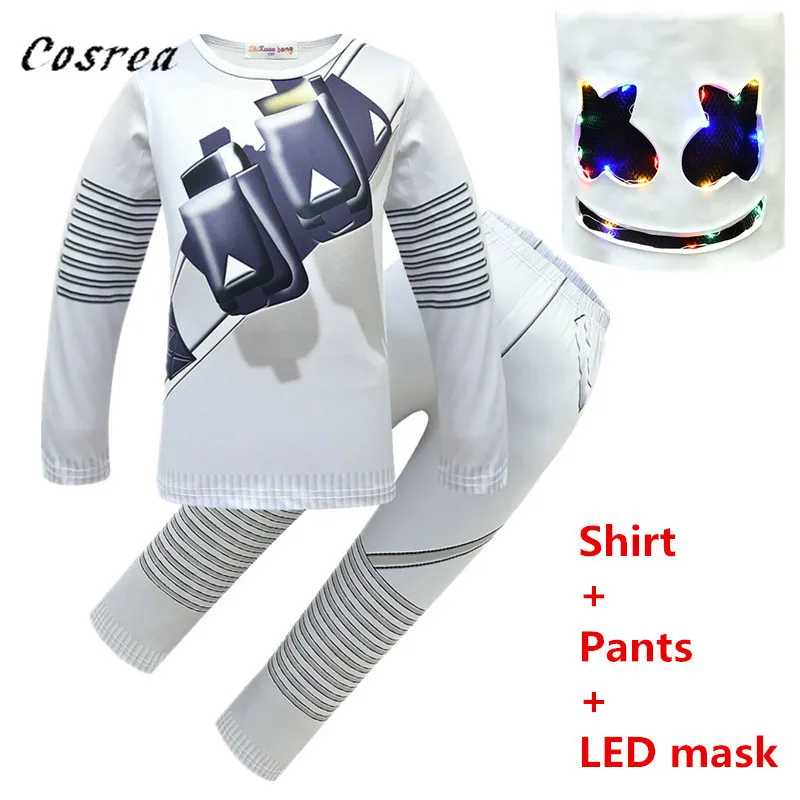 Marshmello Costume Dj Zentai Bodysuits Cosplay Costume Fortnight