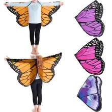 MUQGEW/красивая детская шаль для мальчиков и девочек в богемном стиле с принтом бабочки, Пашмина, стиль, костюм, аксессуары, накидки