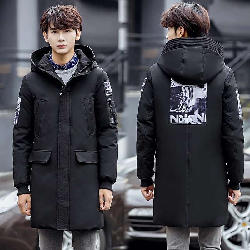 PRODUKT Pieder Herren Parka Lange Winterjacke mit Kapuze aus PRODUKT Pieder Herren Parka Lange Winterjacke mit Kapuze aus