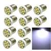 4pcs/lot E10 EY10 3020 SMD 8 LED White Lights Miniature Screw Screw Bulb lamp for DIY LIONEL DC 12V ► Photo 2/5