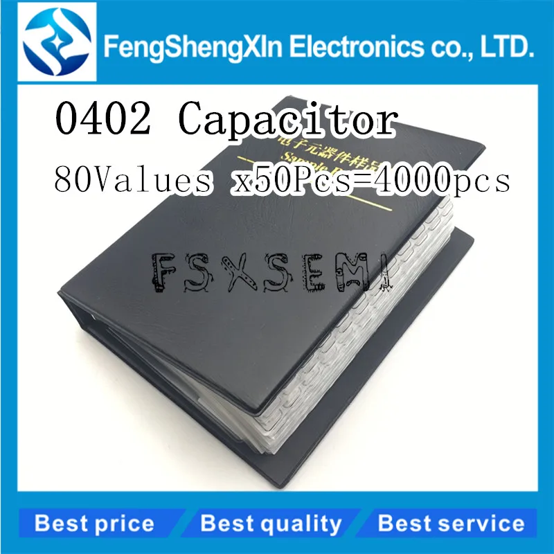 Buy 80Values x50pcs=4000pcs Sample Book 0402 Capacitor