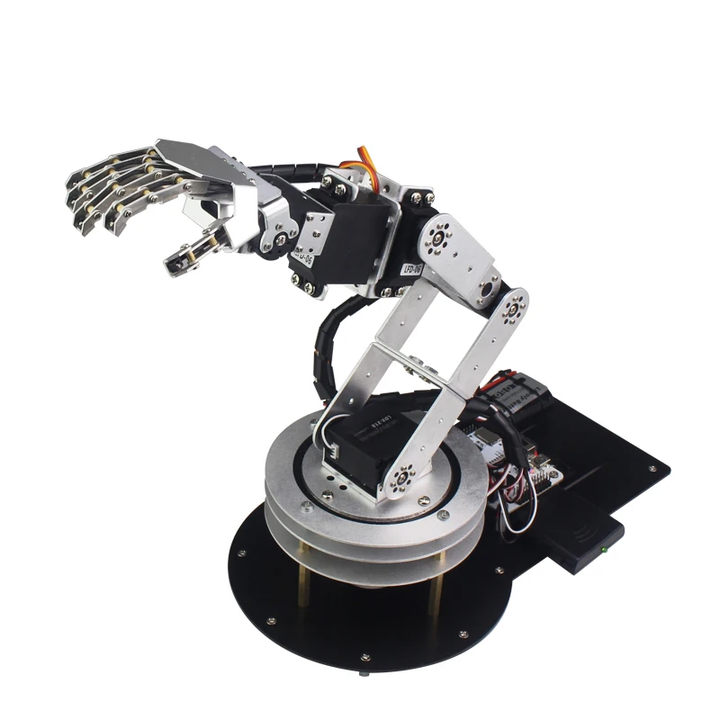 

unassembled/ 6 DOF robot arm model with 5 Finger Hand /diy/ with music