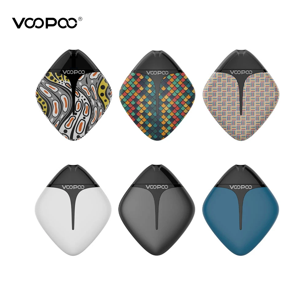 Оригинальный VOOPOO finic рыбы Pod Комплект с 350 мА/ч Батарея 1 7 мл картридж YC R1 R2 катушки