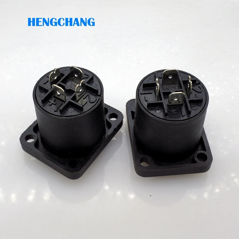 4pin XLR спикер разъем 4Pin гнездо совместимый аудио кабель Разъем 5 шт./лот|4pin female|4pin