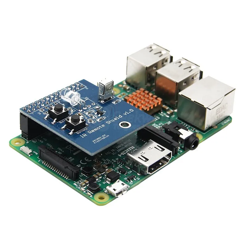 Raspberry Pi 38KHz ИК Плата расширения управления приемопередатчик приемник передатчик
