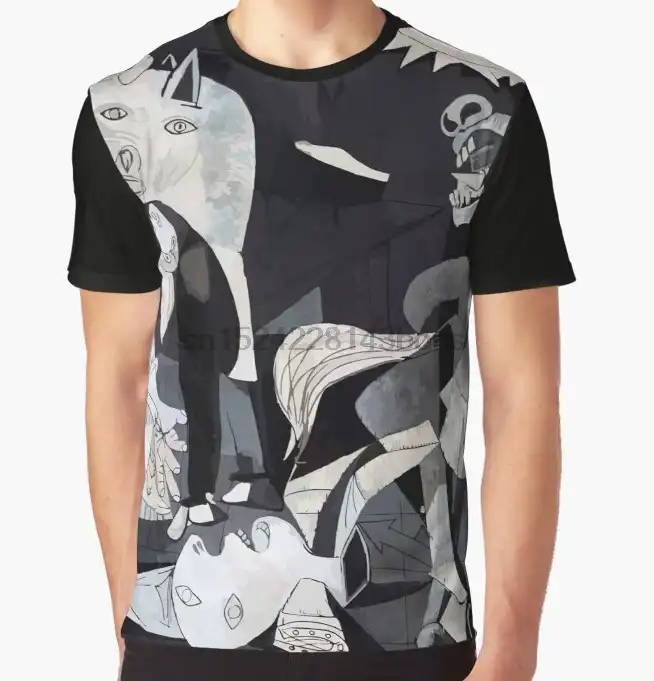 All Over Print T Shirt Men Funy Tshirt Pablo Picasso Guernica Short Sleeve O Neck Graphic Tops Tee Women T Shirt T Shirts Aliexpress