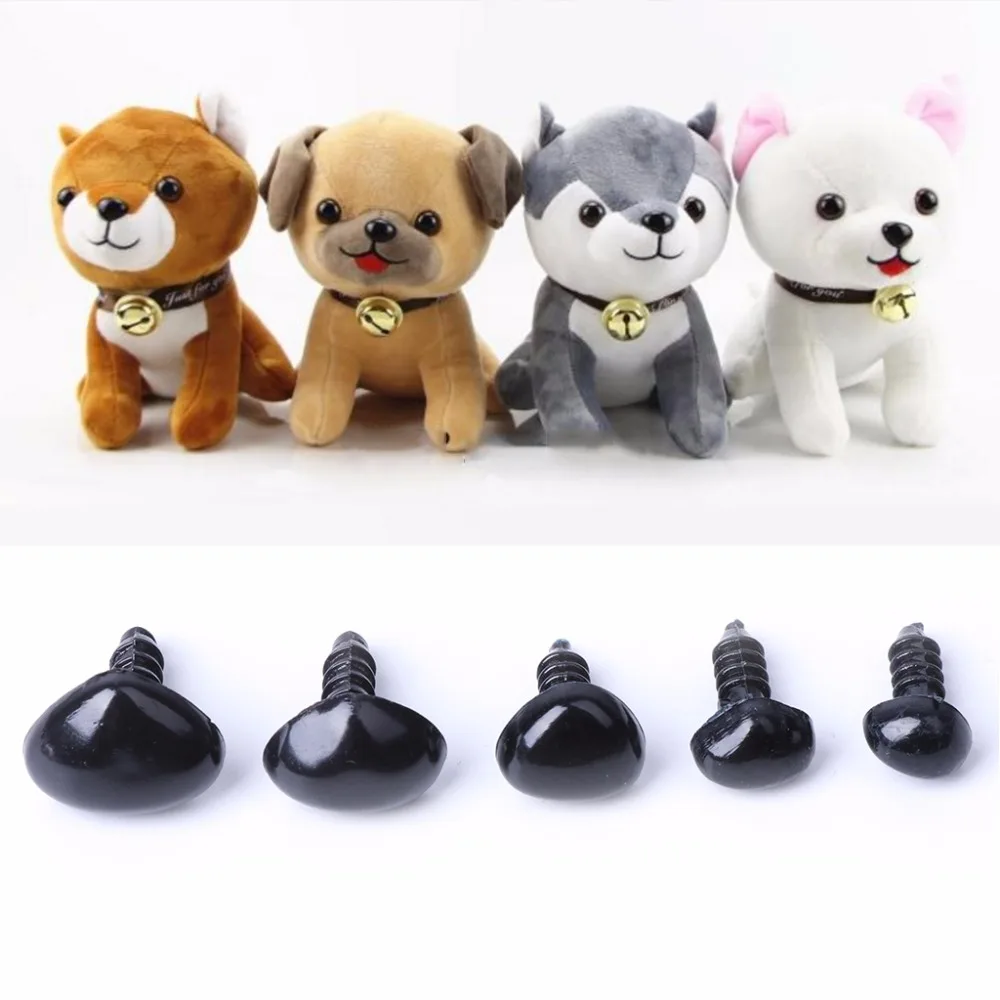 100 pièces en plastique Triangle de sécurité nez poupée en peluche jouets en peluche faisant bricolage