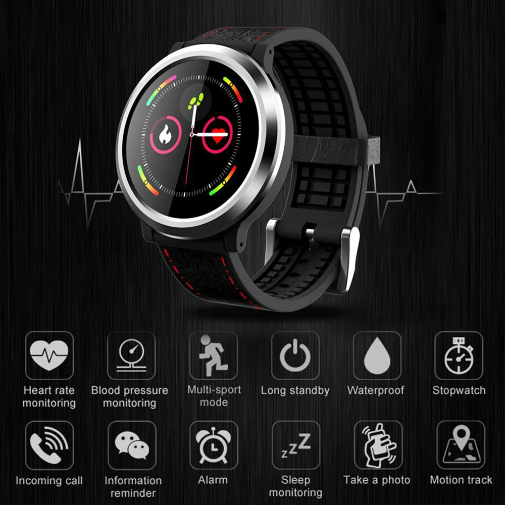 Blood Pressure Monitor Smart Watch Heart Rate Digital Tensiometer Adjustable Portable Health Care B