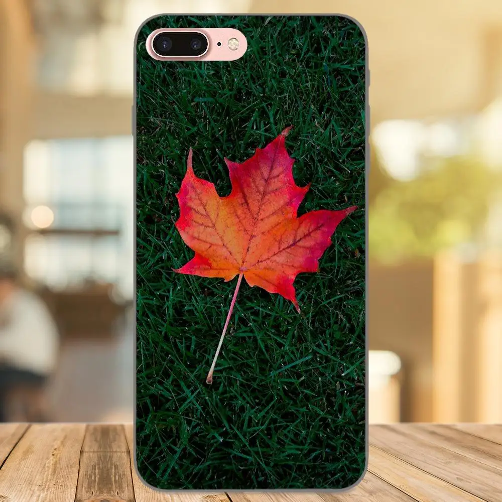 Красные кленовые листья для Huawei Honor Enjoy Mate Note 6s 8 9 10 20 Lite Play Pro P smart Soft TPU