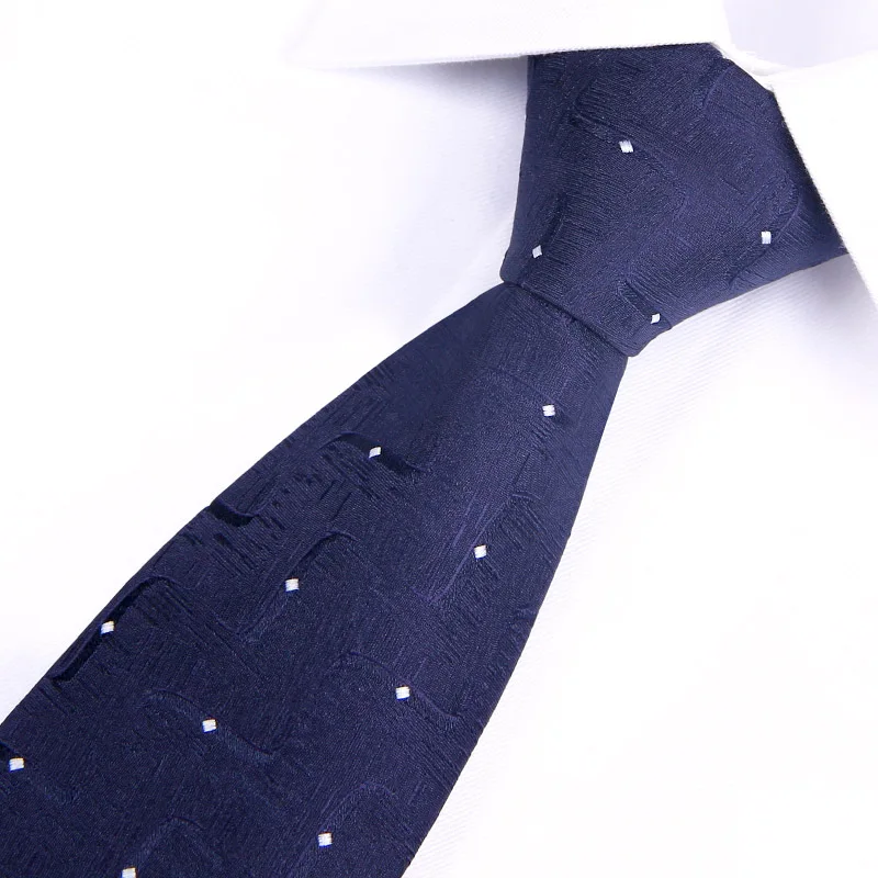 7 см галстук для Для мужчин Роскошные Формальные смокинг Свадебная вечеринка Для мужчин галстук синий в полоску Для мужчин s, Одежда высшего качества из микрофибры с подарком коробка - Цвет: Color 4