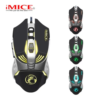 

iMice Wired Gaming Mouse 7 Button 3200 DPI LED Optical USB Computer Mouse Gamer Mice V5